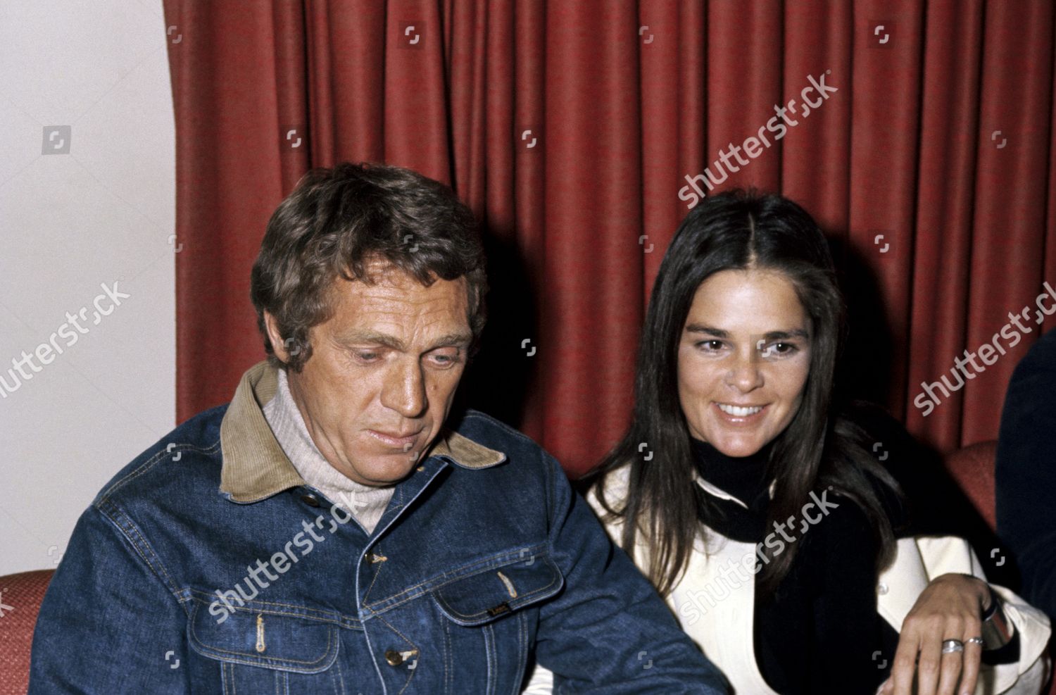 Steve Mcqueen Ali Macgraw 1970s Editorial Stock Photo - Stock Image ...