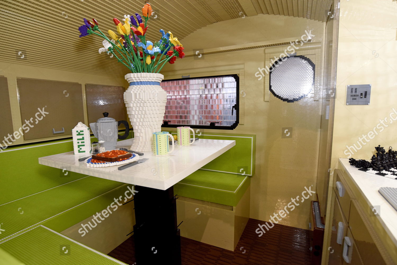 Caravan Made Lego Bricks Editorial Stock Photo Stock Image