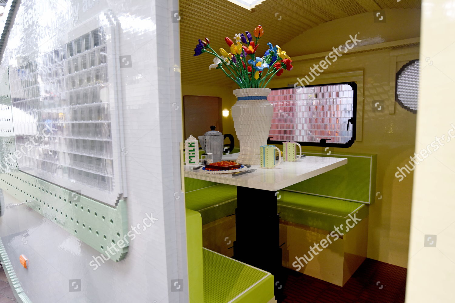 Caravan Made Lego Bricks Editorial Stock Photo Stock Image