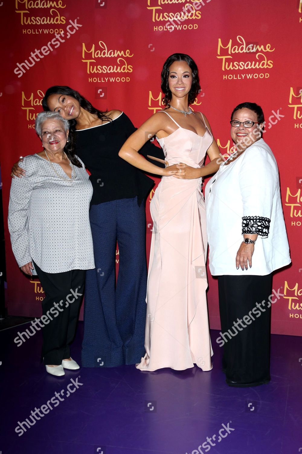 Zoe Saldana Her Mother Asalia Nazario Editorial Stock Photo - Stock