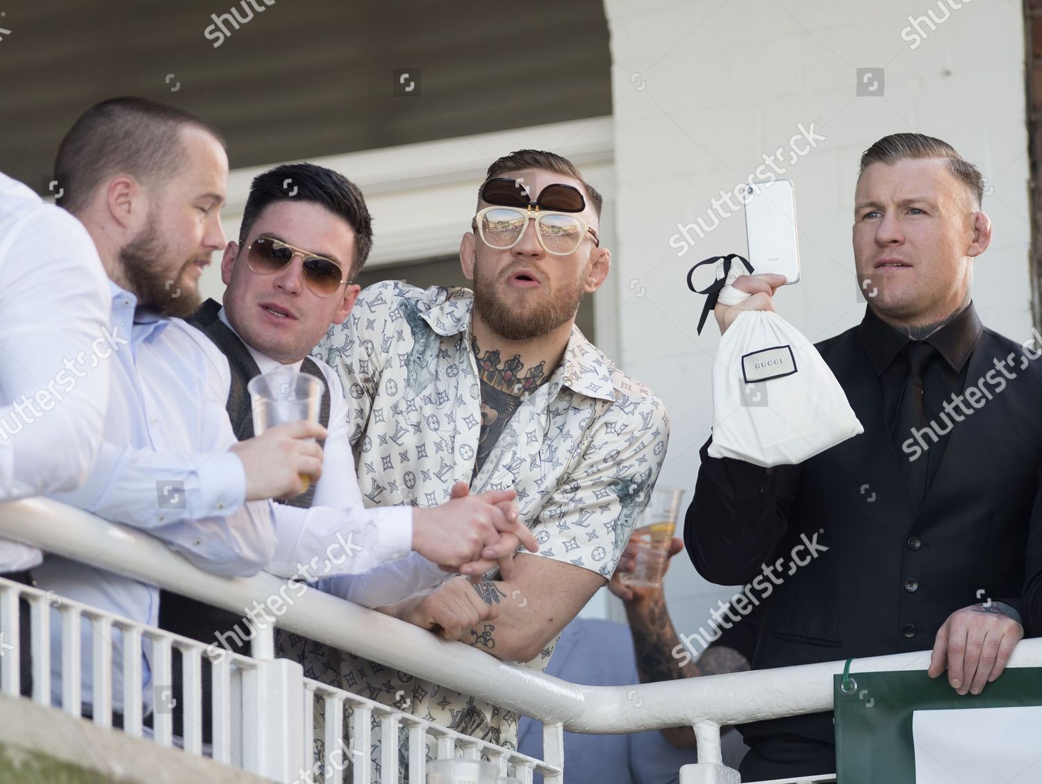 How much is Conor McGregor's Grand National outfit? From LV shirt