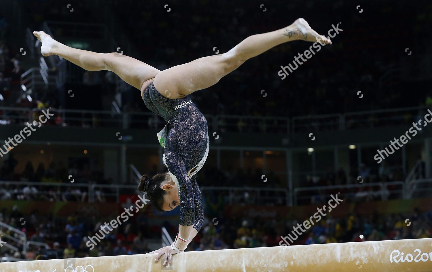 Vanessa Ferrari Italy Competes On Beam Editorial Stock Photo - Stock ...