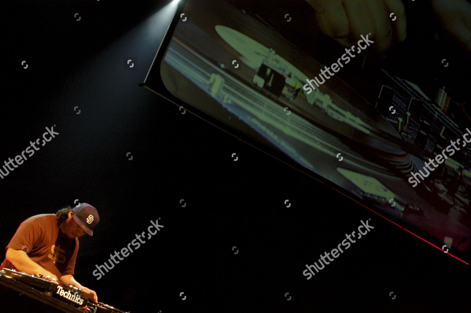 Dj Djing Turntables Hip Hop Turntablist Editorial Stock Photo Stock