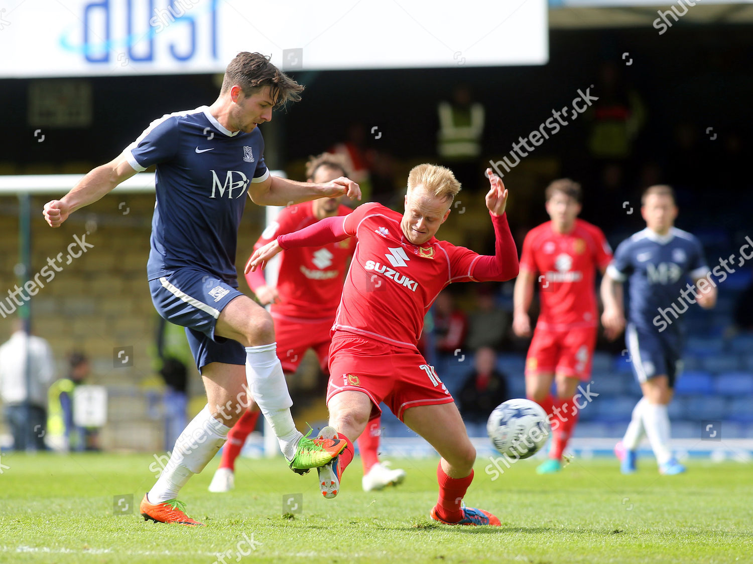 Ben Reeves Mk Dons Shown Yellow Editorial Stock Photo - Stock Image ...