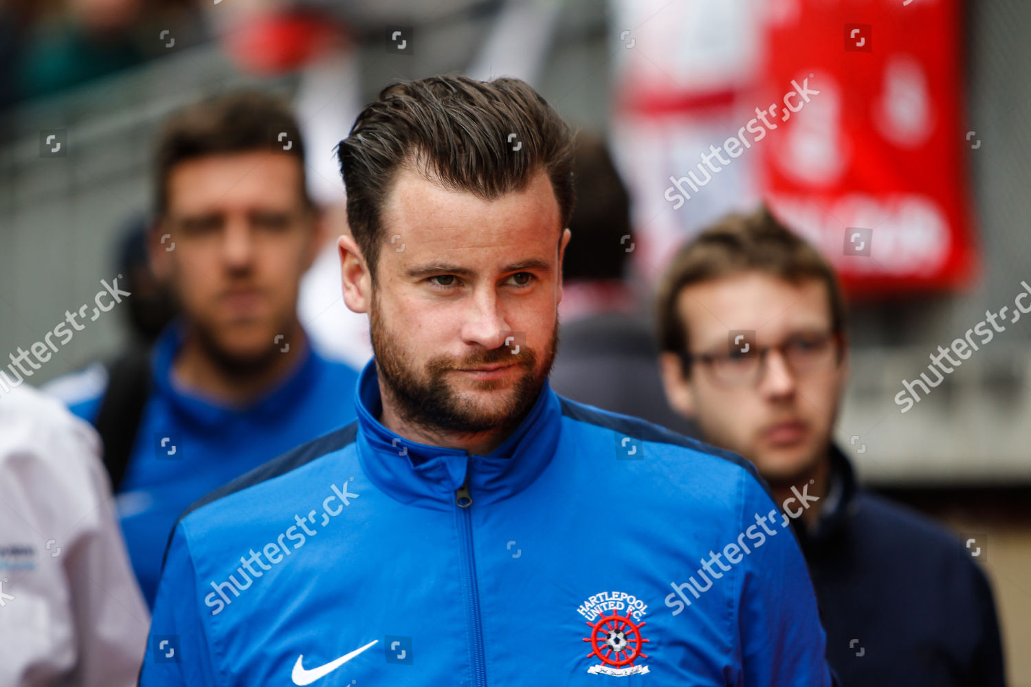 Hartlepool United Players Arrive Stadium Ahead Editorial Stock Photo ...