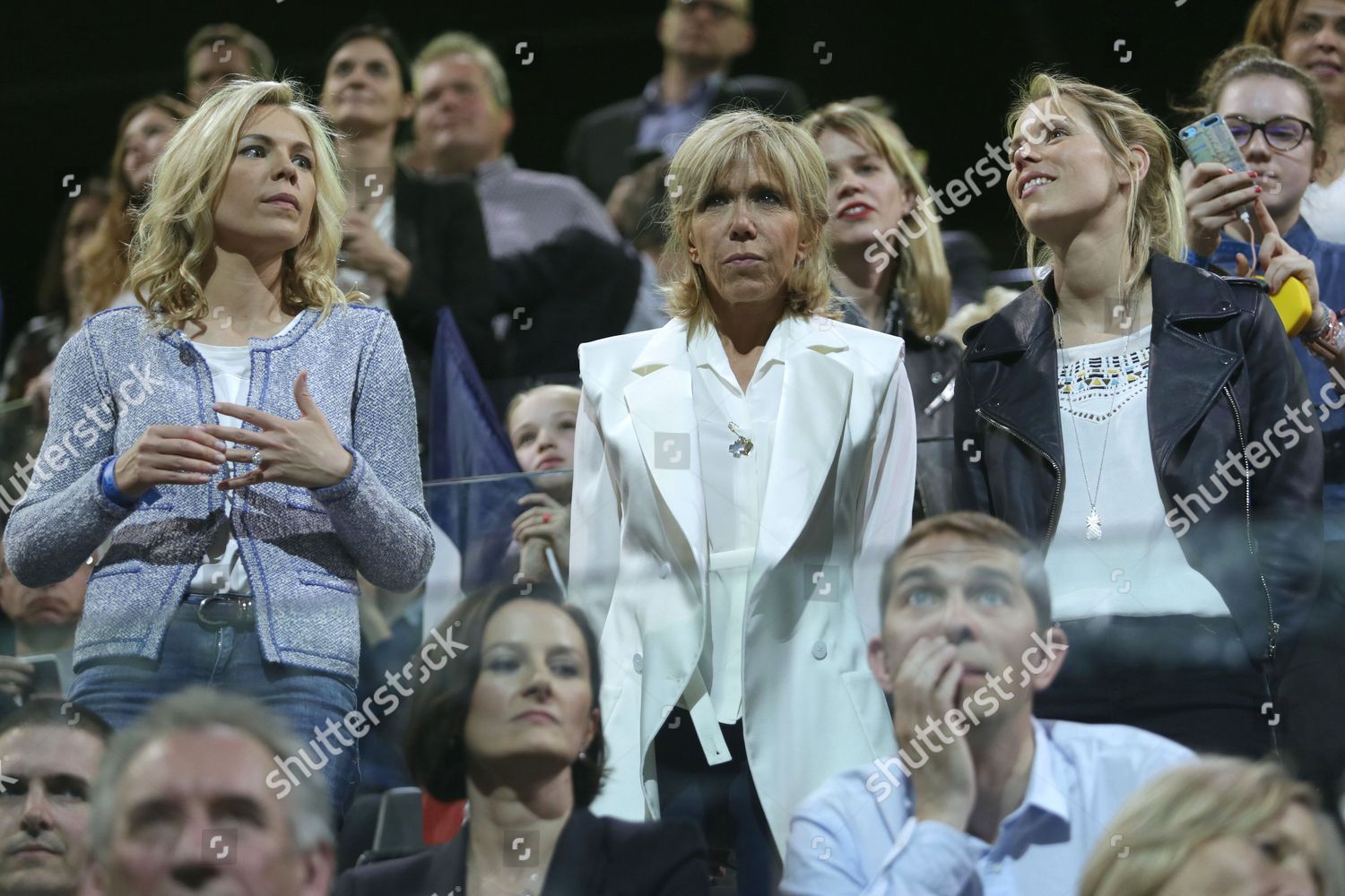 Brigitte Trogneux Wife Emmanuel Macron Daughters Editorial Stock Photo