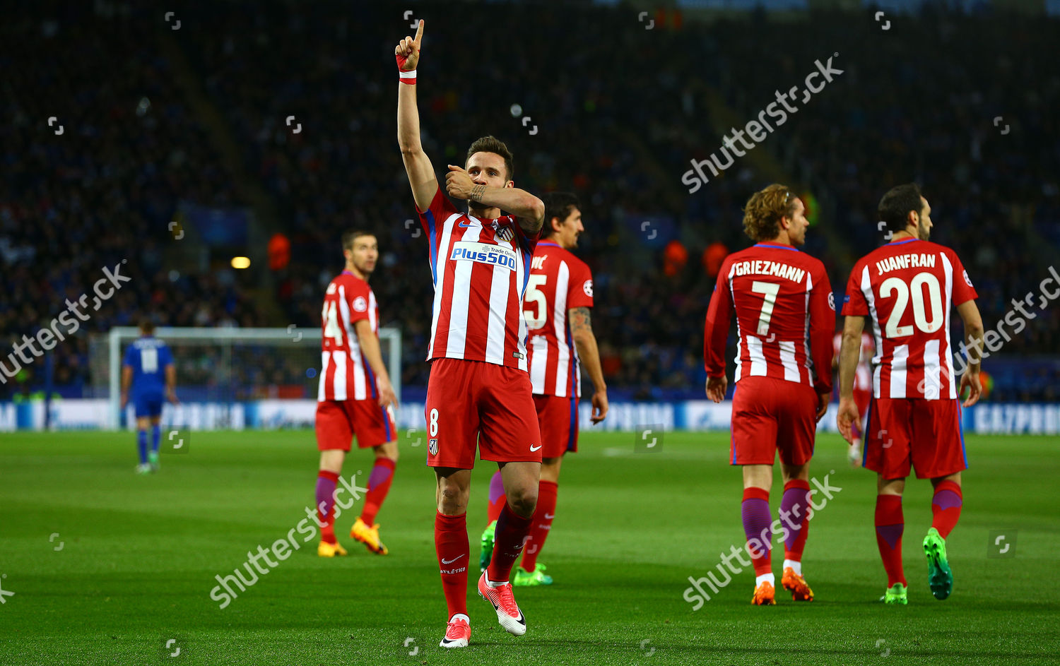 Saul Niguez Atletico Madrid Celebrates Scoring Goal Editorial Stock Photo Stock Image Shutterstock