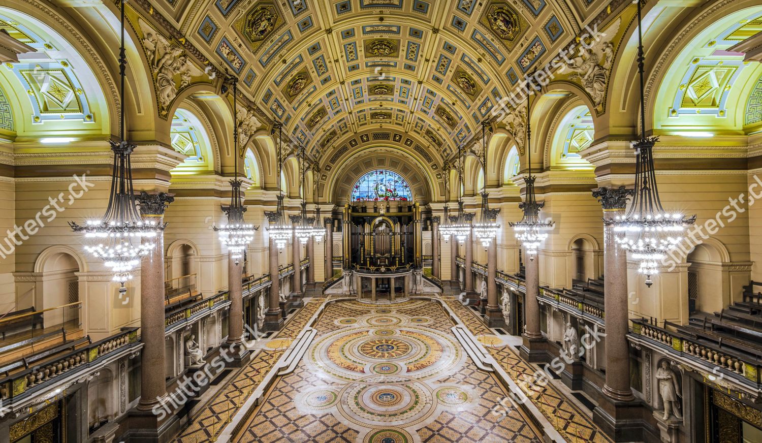 Minton Tile Floor Great Hall St Georges Editorial Stock Photo
