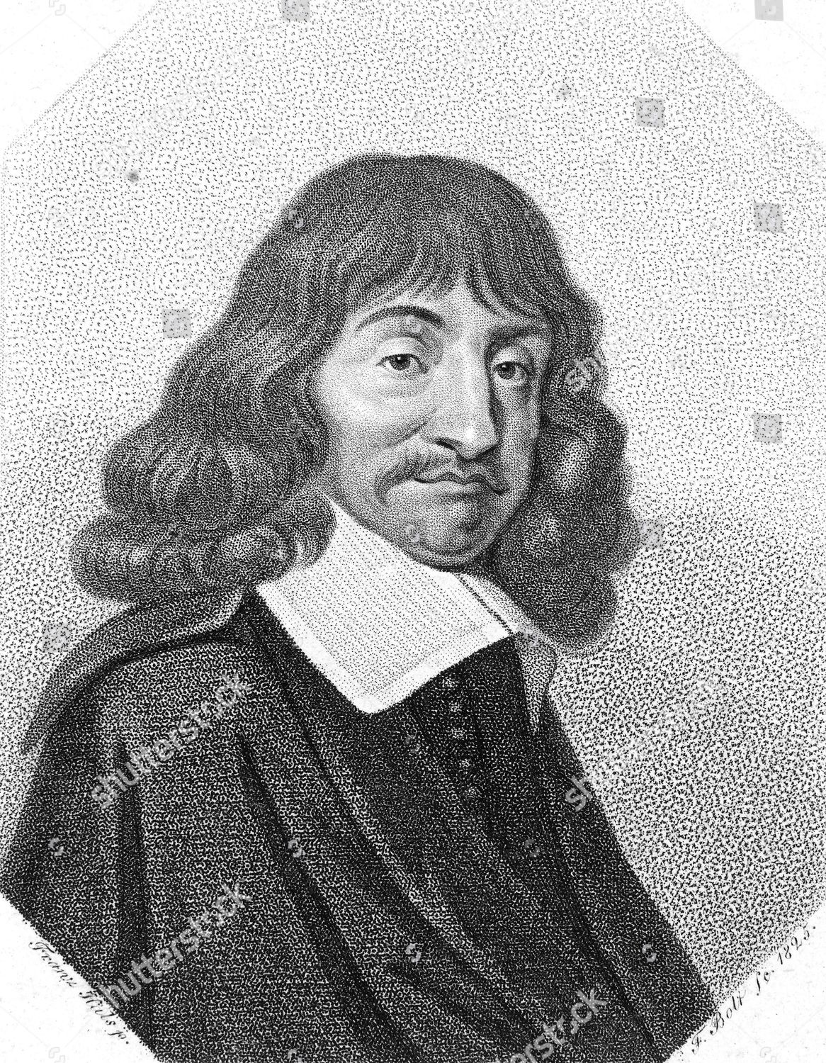 Rene Descartes 15961650 French Mathematician Philosopher Editorial ...