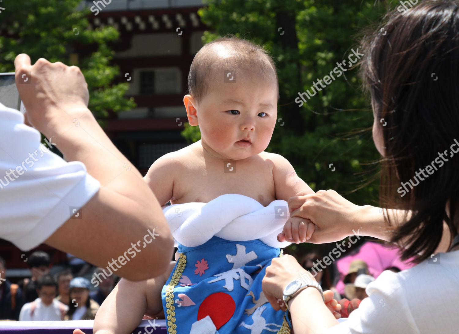 Baby Waits Crying Competition Babycry Sumo Sensoji Editorial Stock Photo Stock Image Shutterstock