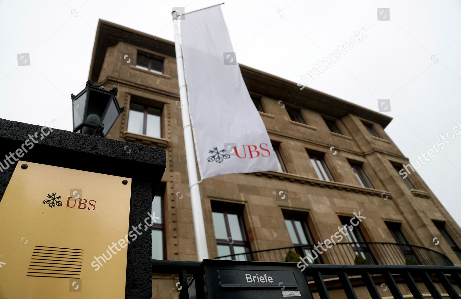 General Outside View Ubs Bank Duesseldorf Germany Editorial Stock