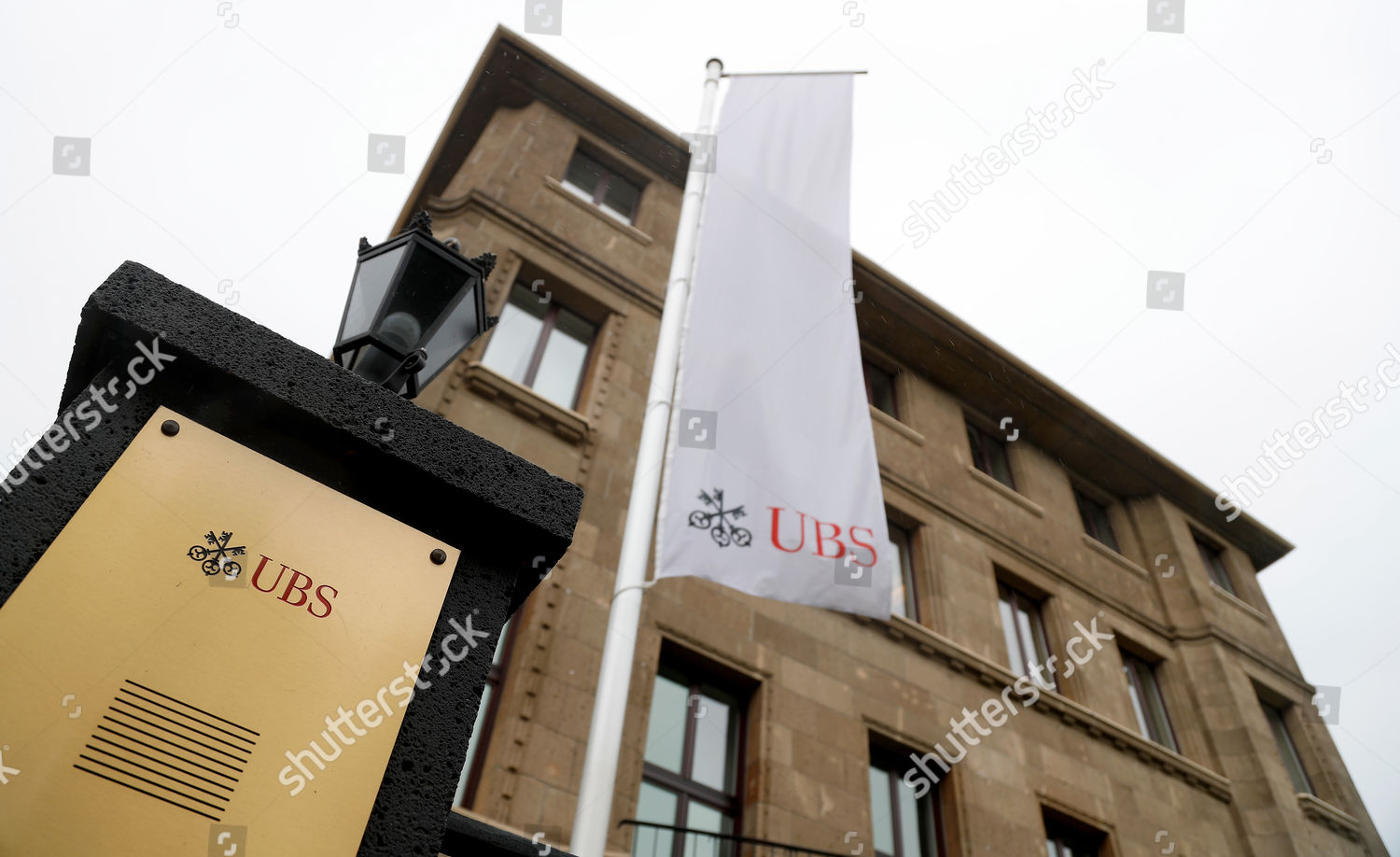 General Outside View Ubs Bank Duesseldorf Germany Editorial Stock