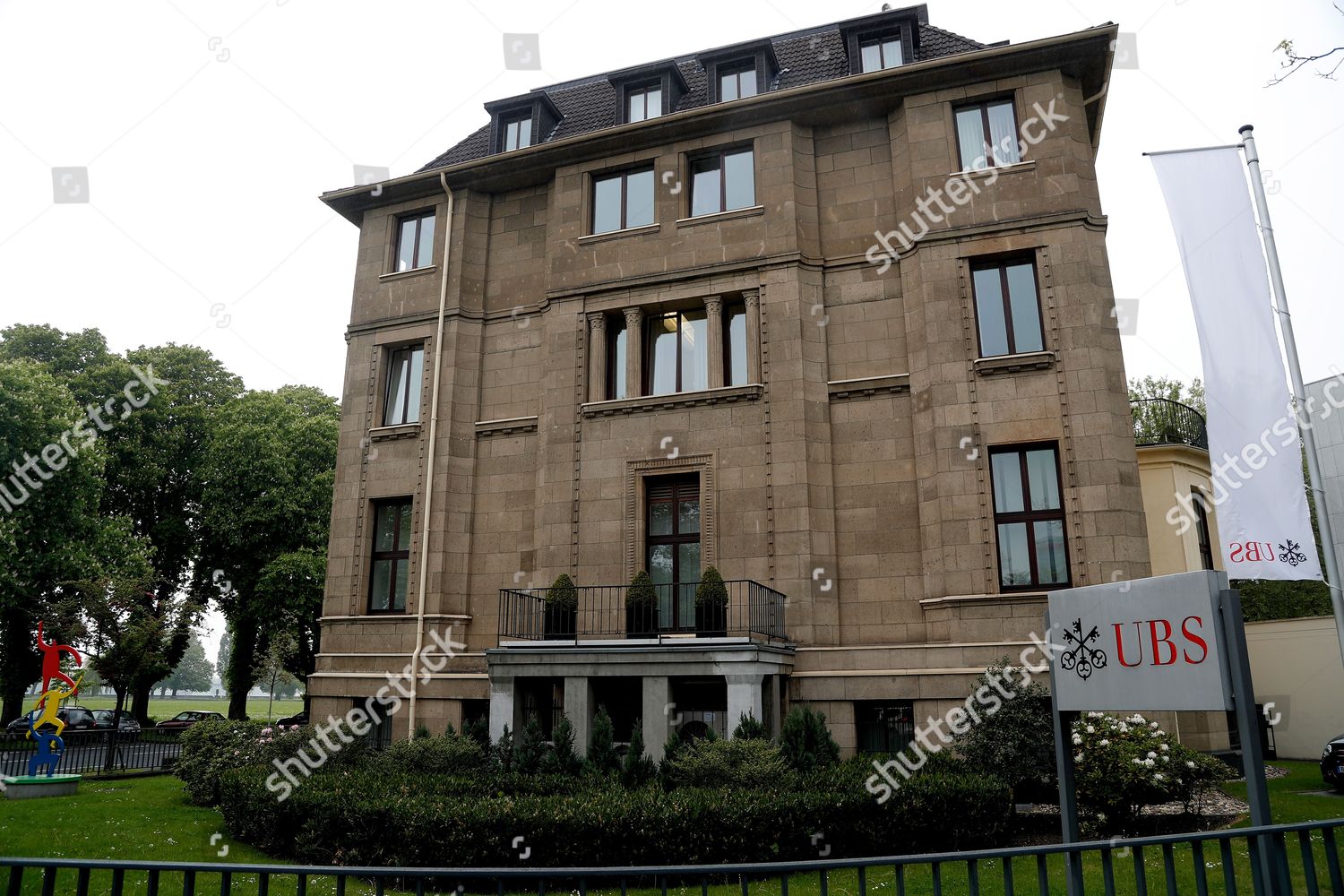General Outside View Ubs Bank Duesseldorf Germany Editorial Stock