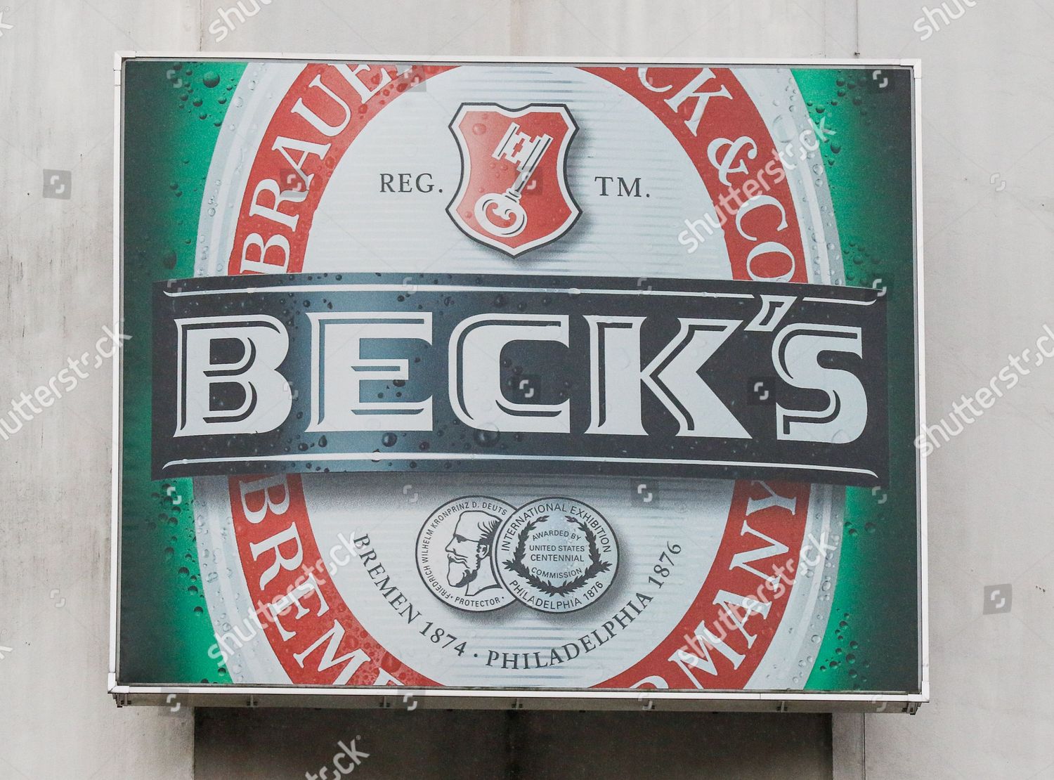 Becks Beer Logo Pictured Becks Brewery Editorial Stock Photo - Stock ...