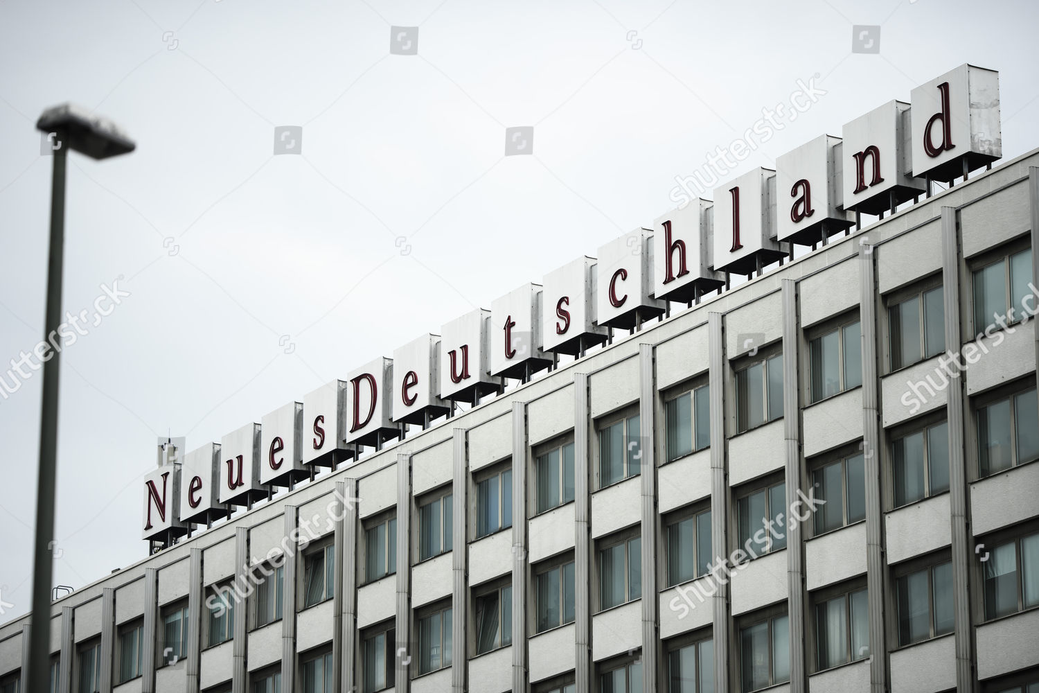 Building German Socialist Newspaper Neues Deutschland New Editorial Stock Photo Stock Image Shutterstock