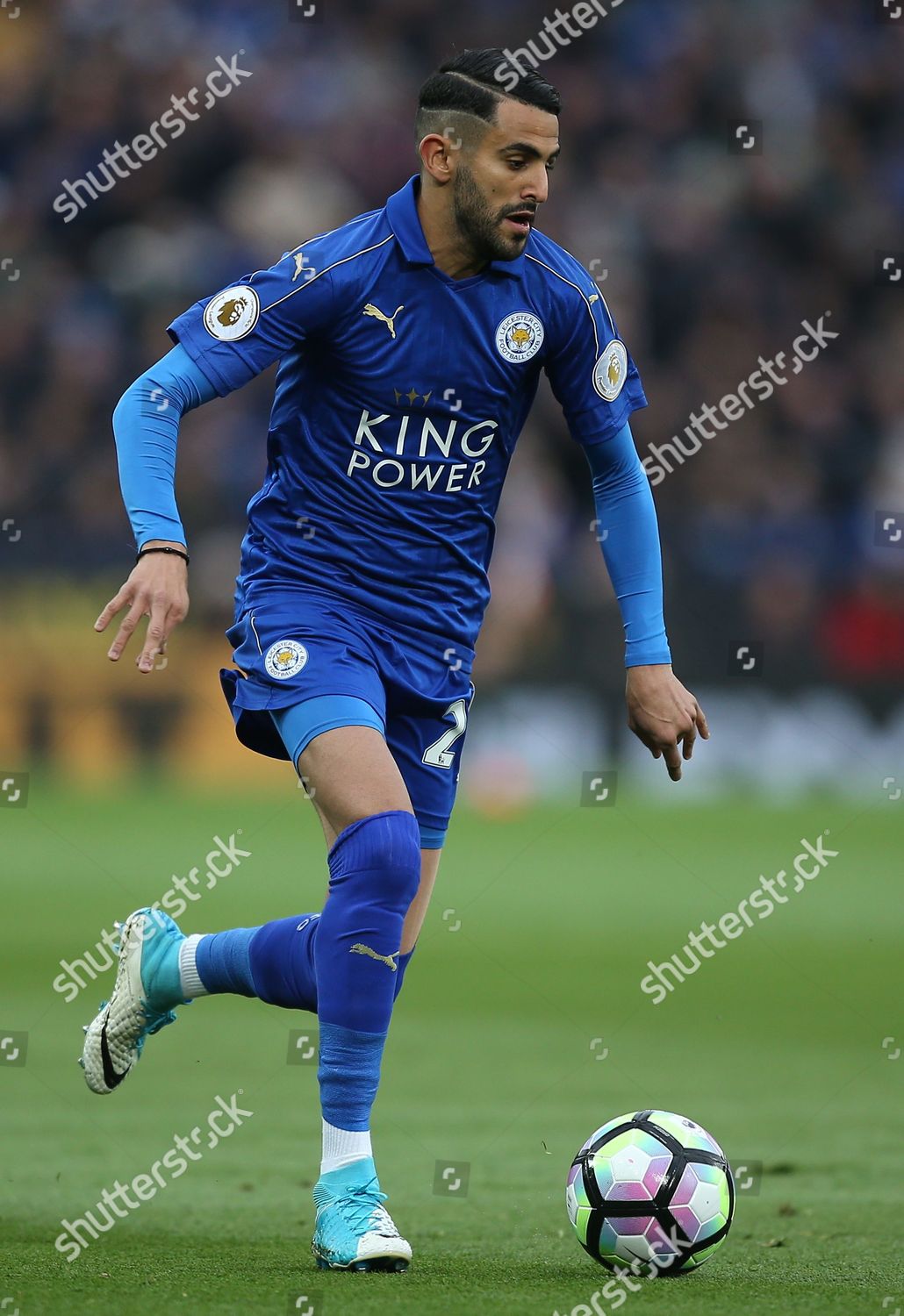 Riyad Mahrez Leicester City During Premier League Editorial Stock Photo Stock Image Shutterstock