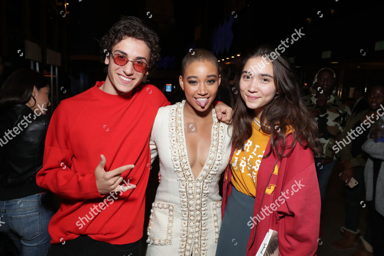 Guest Amandla Stenberg Rowan Blanchard Editorial Stock Photo - Stock ...