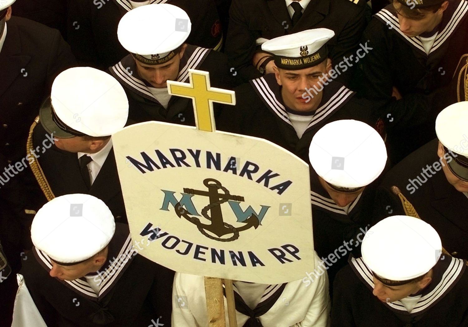 Polish Navy Soldiers Queue See Pope Editorial Stock Photo Stock Image