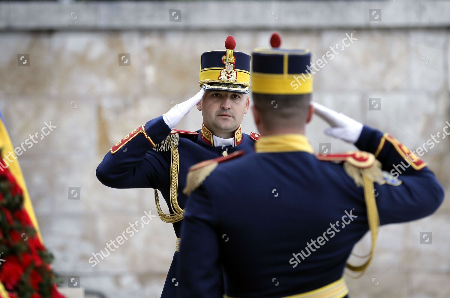 Soldiers Presidential Honour Guard Salute After Laying Editorial Stock Photo Stock Image Shutterstock