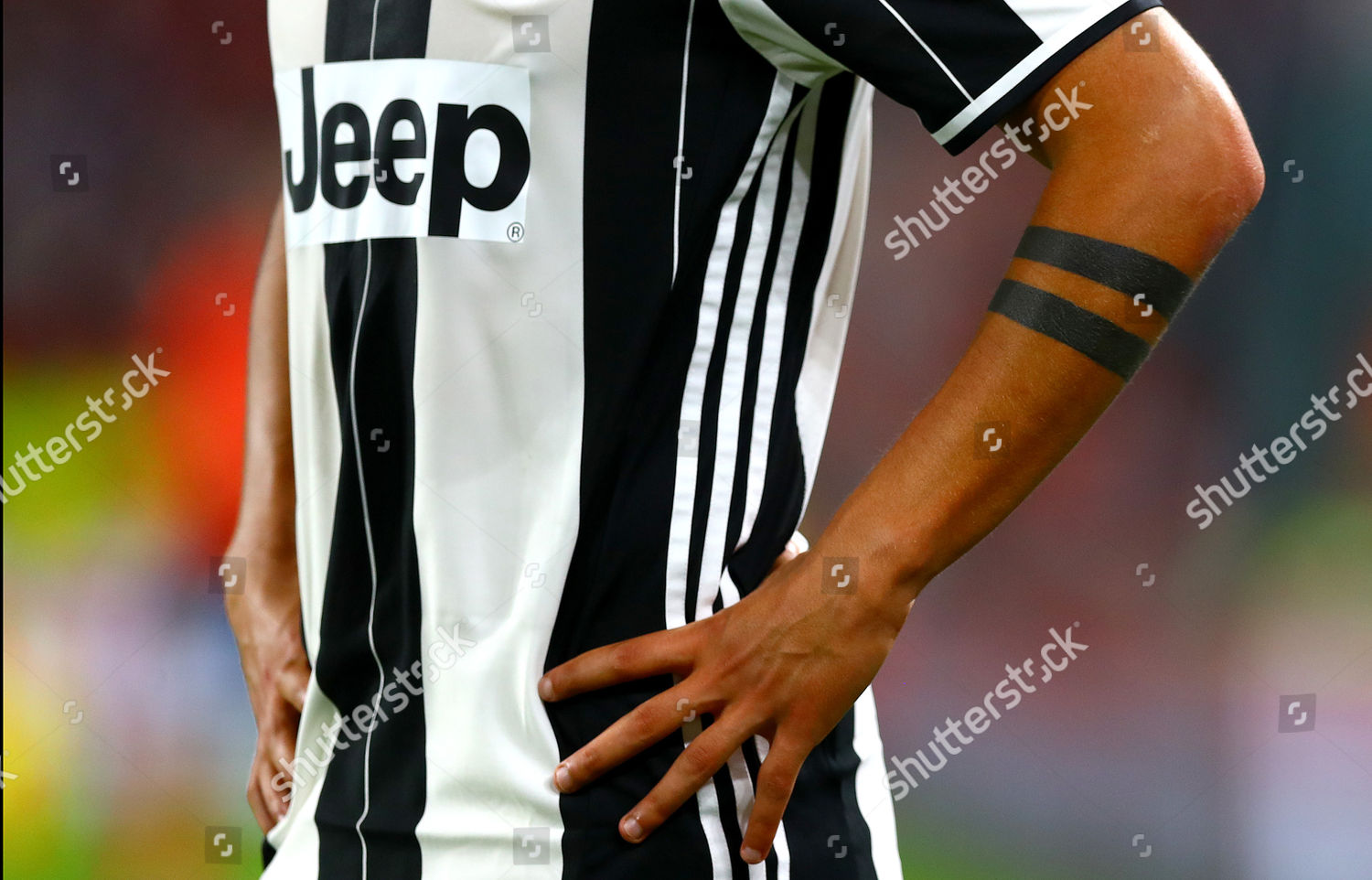 Paulo Dybalas ribcage and forearm tattoos