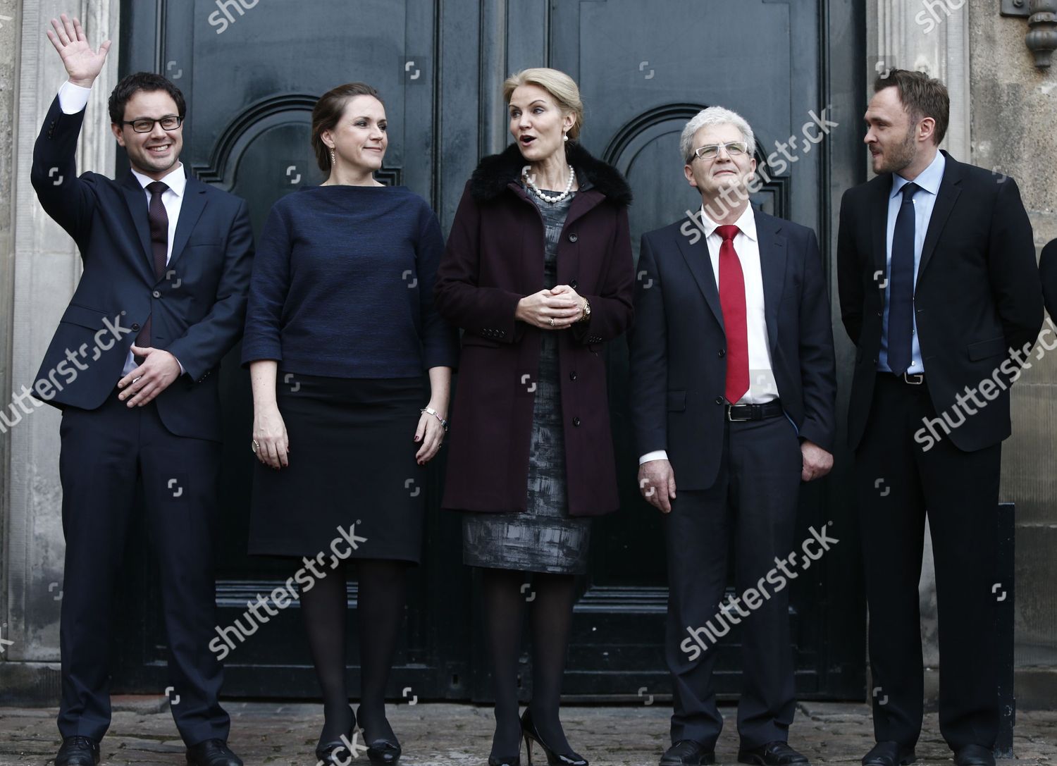 Danish Prime Minister Helle Thorningschmidt C Her Editorial Stock