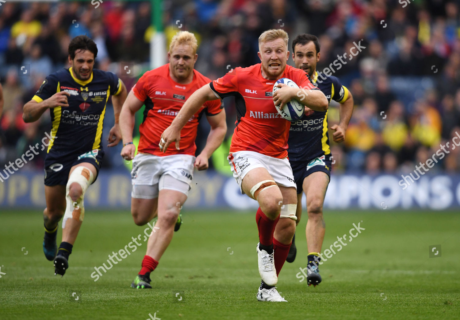 Jackson Wray Saracens Flanker Saracens V Asm Clermont Editorial Stock Photo Stock Image Shutterstock