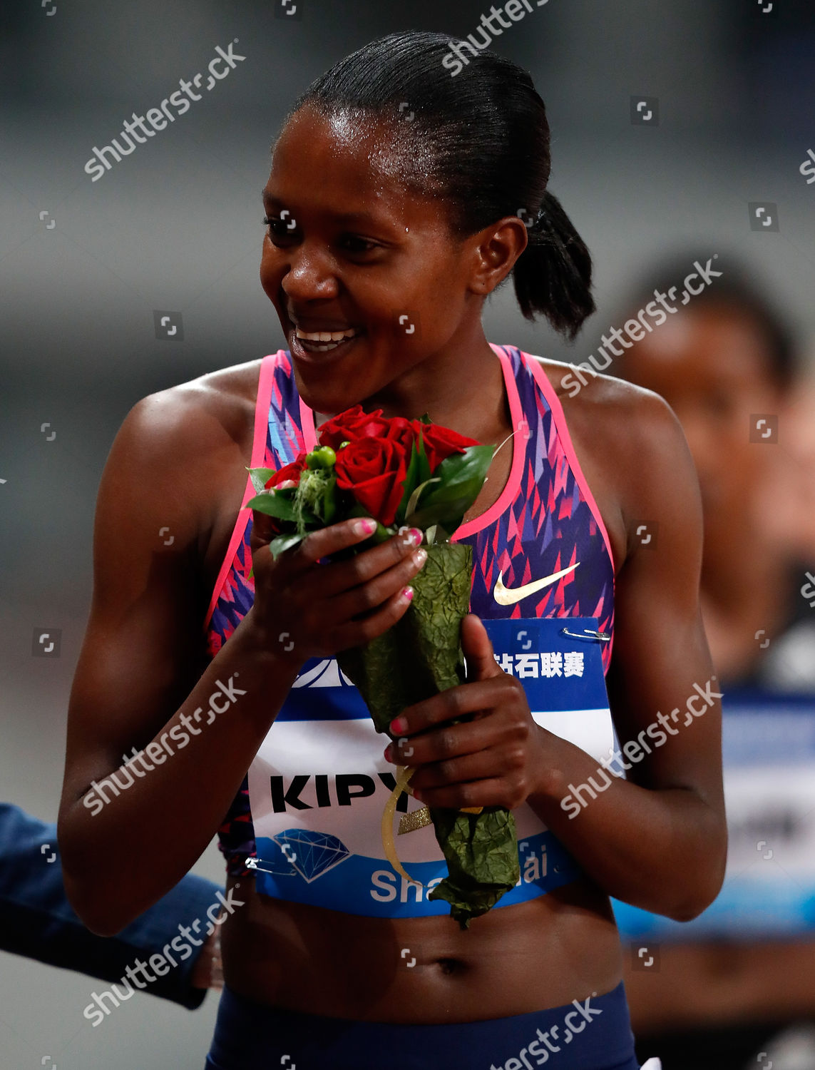 Faith Chepngetich Kipyegon Kenya Celebrates After Editorial Stock Photo ...