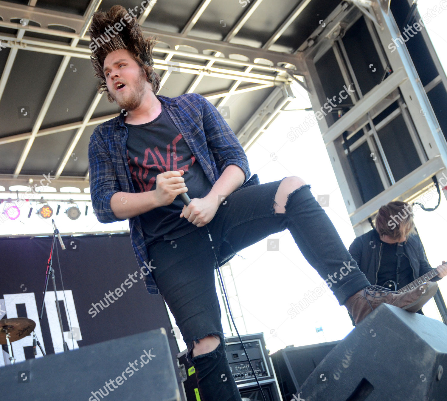 Lead Singer Briton Bond Band Wage Editorial Stock Photo - Stock Image