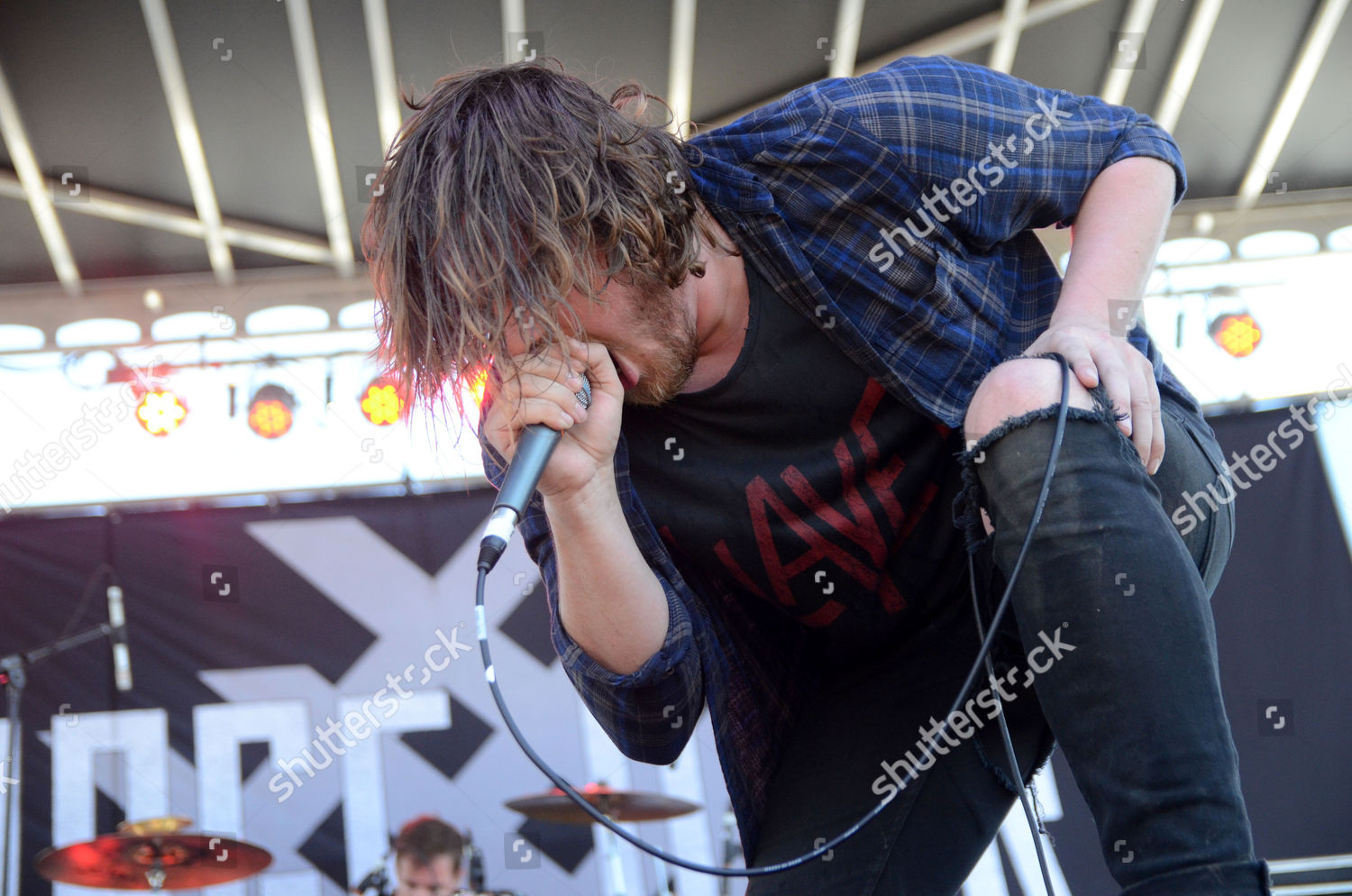 Lead Singer Briton Bond Band Wage Editorial Stock Photo - Stock Image