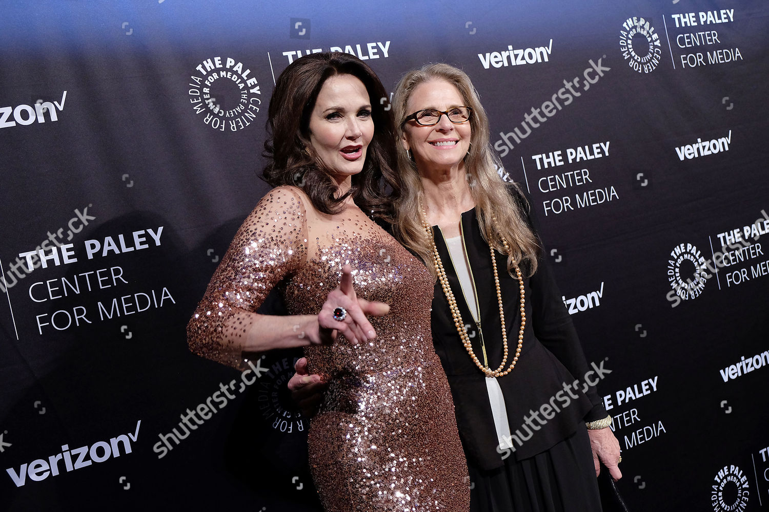 Lynda Carter Lindsay Wagner Editorial Stock Photo Stock Image