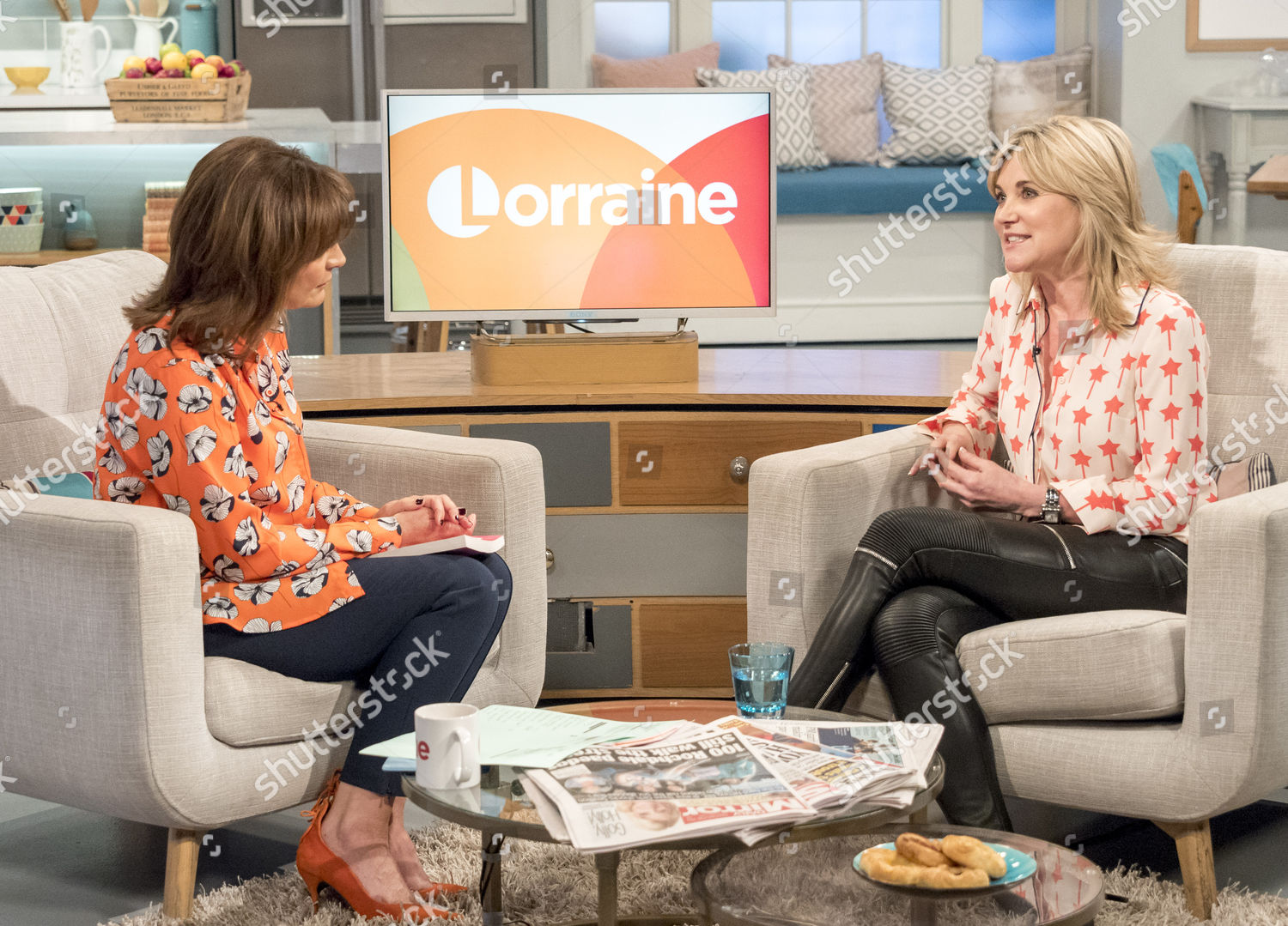 Anthea Turner Lorraine Kelly Editorial Stock Photo - Stock Image ...