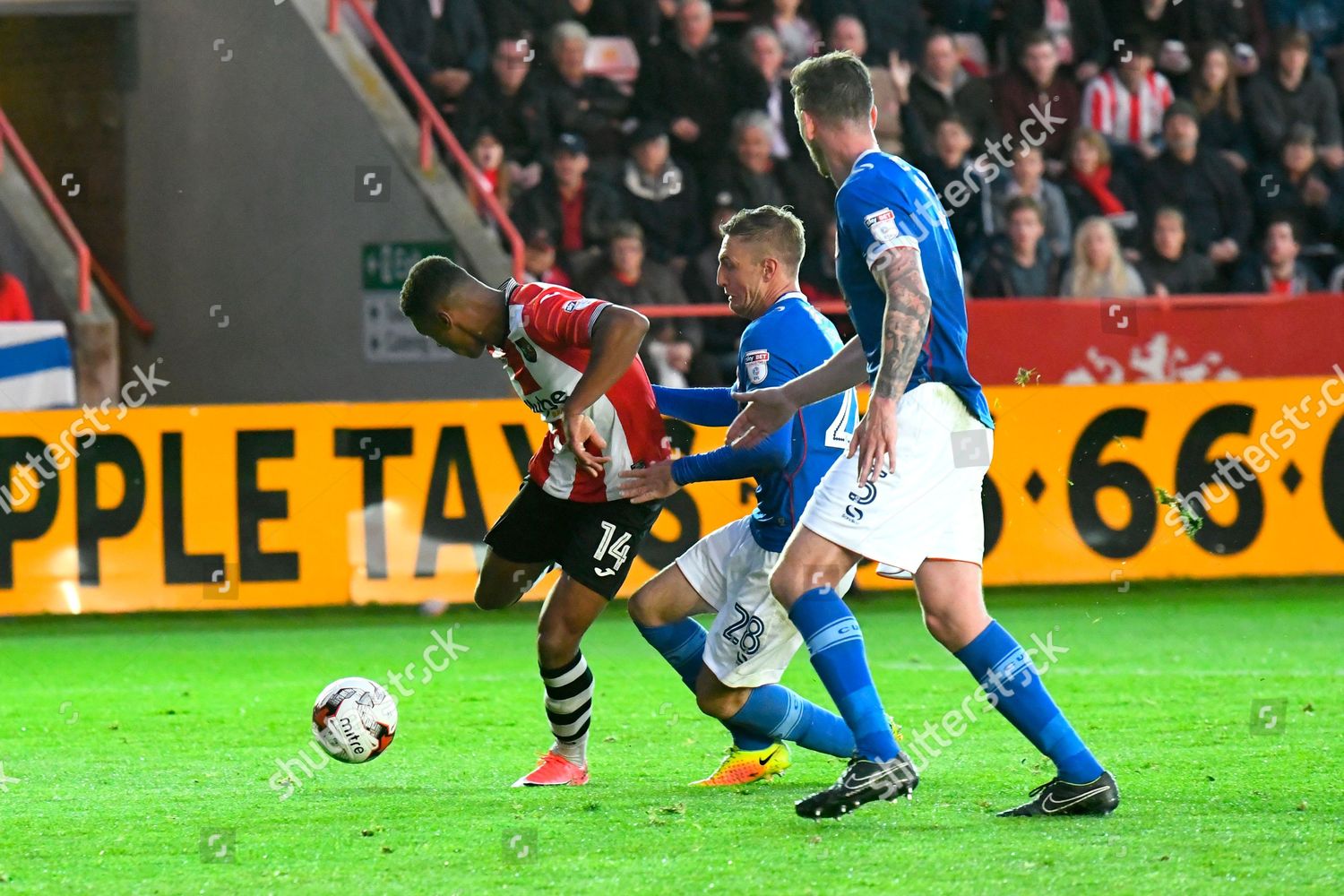 Ollie Watkins 14 Exeter City Shoots Editorial Stock Photo - Stock Image ...