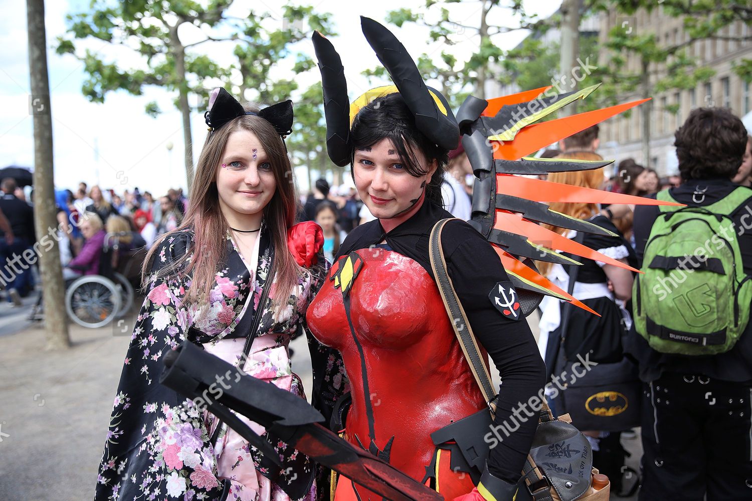 Cosplayers Pose During Japan Day Duesseldorf Editorial Stock Photo - Stock  Image