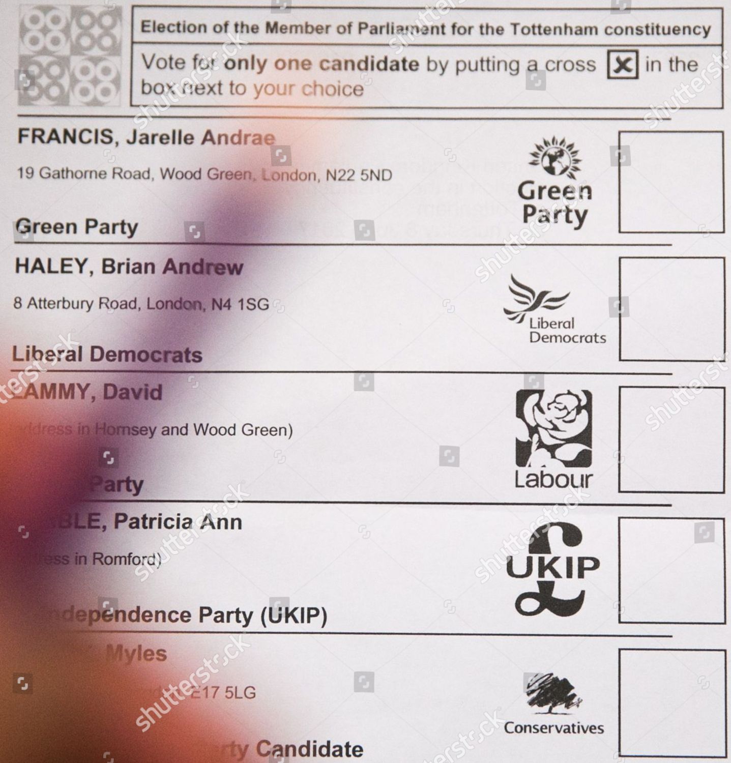 Postal Voters Receive Their General Election Redaktionelles Stockfoto Stockbild Shutterstock