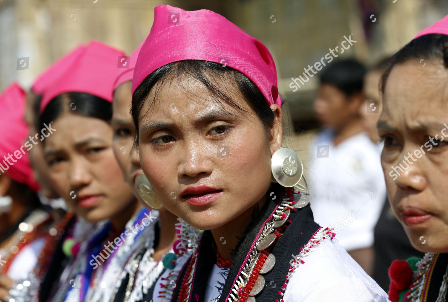 CHIN ETHNIC WOMAN TRADITIONAL DRESS LARGE Editorial Stock Photo - Stock  Image | Shutterstock