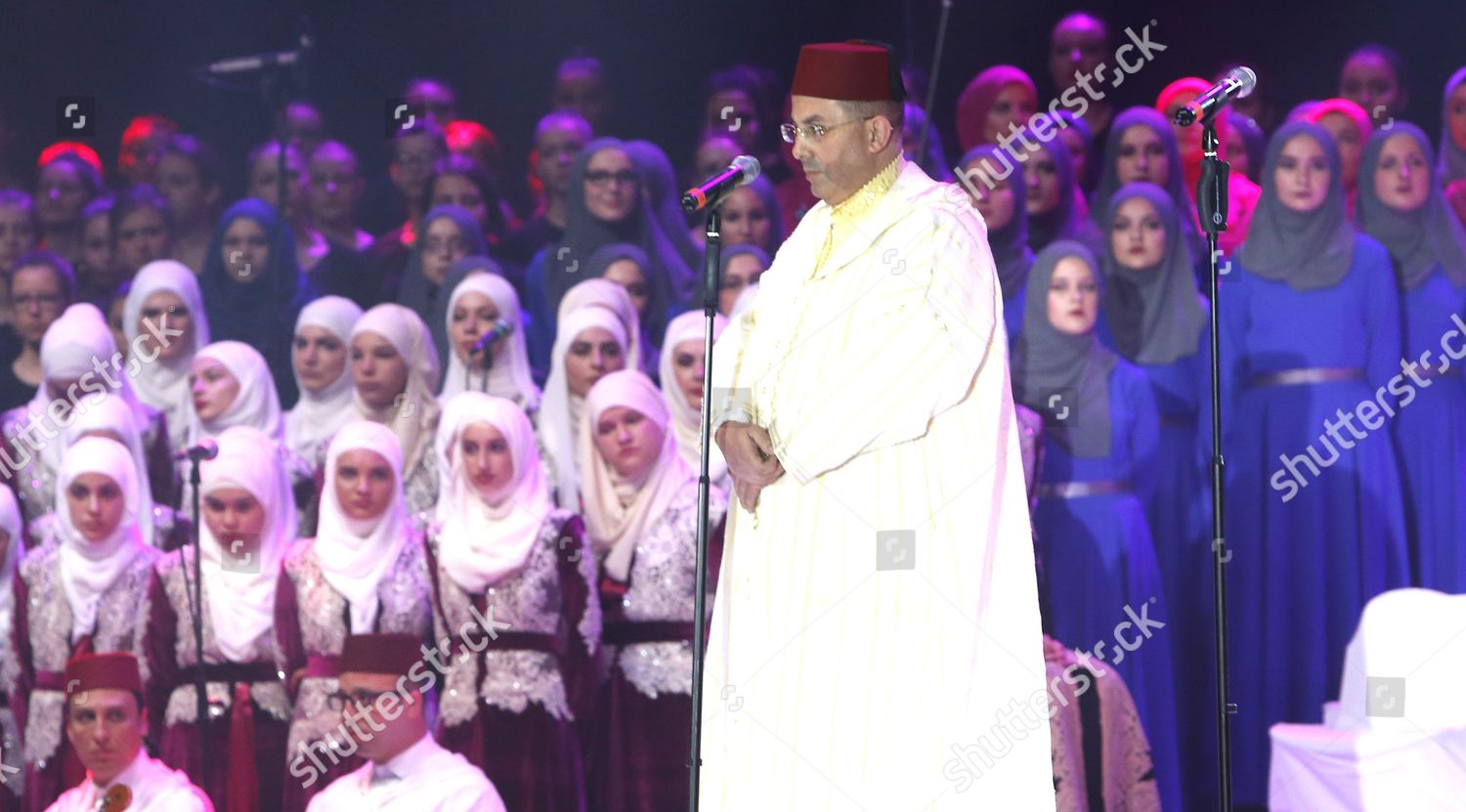 Bosnian Muslims Perform Concert Sarajevo Bosnia Editorial Stock Photo