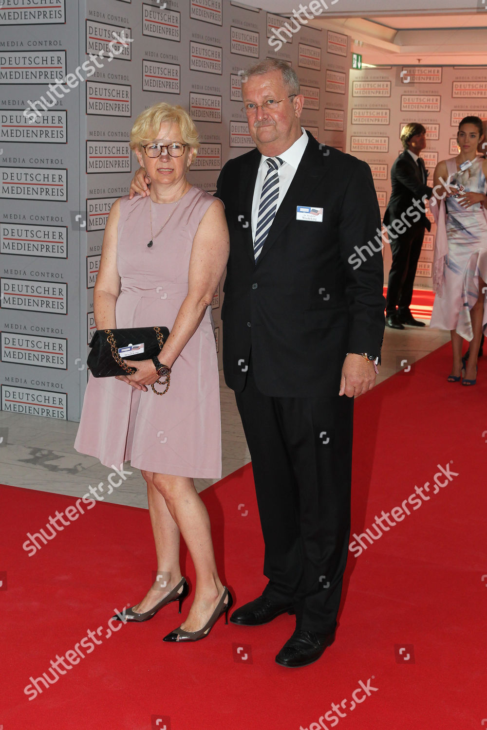 DR WENDELIN WIEDEKING WIFE Editorial Stock
