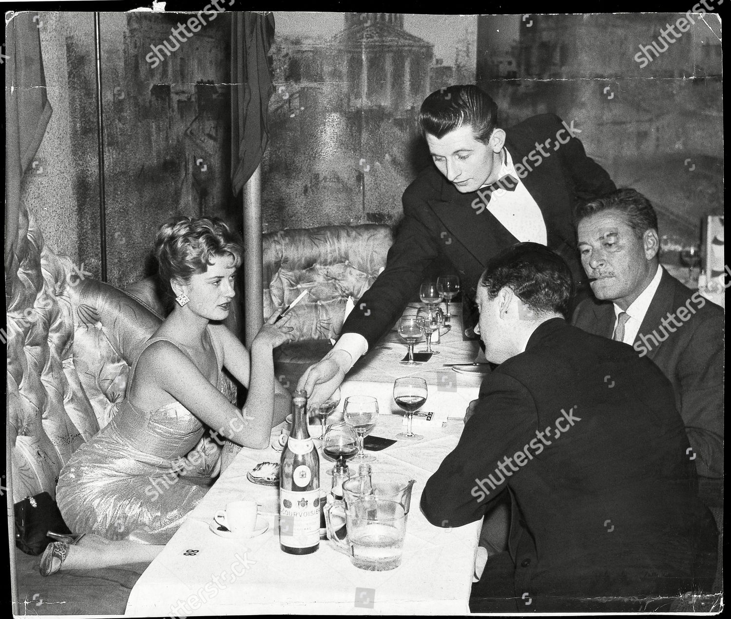Errol Flynn Pictured Beverley Aadland Beverley Editorial Stock Photo