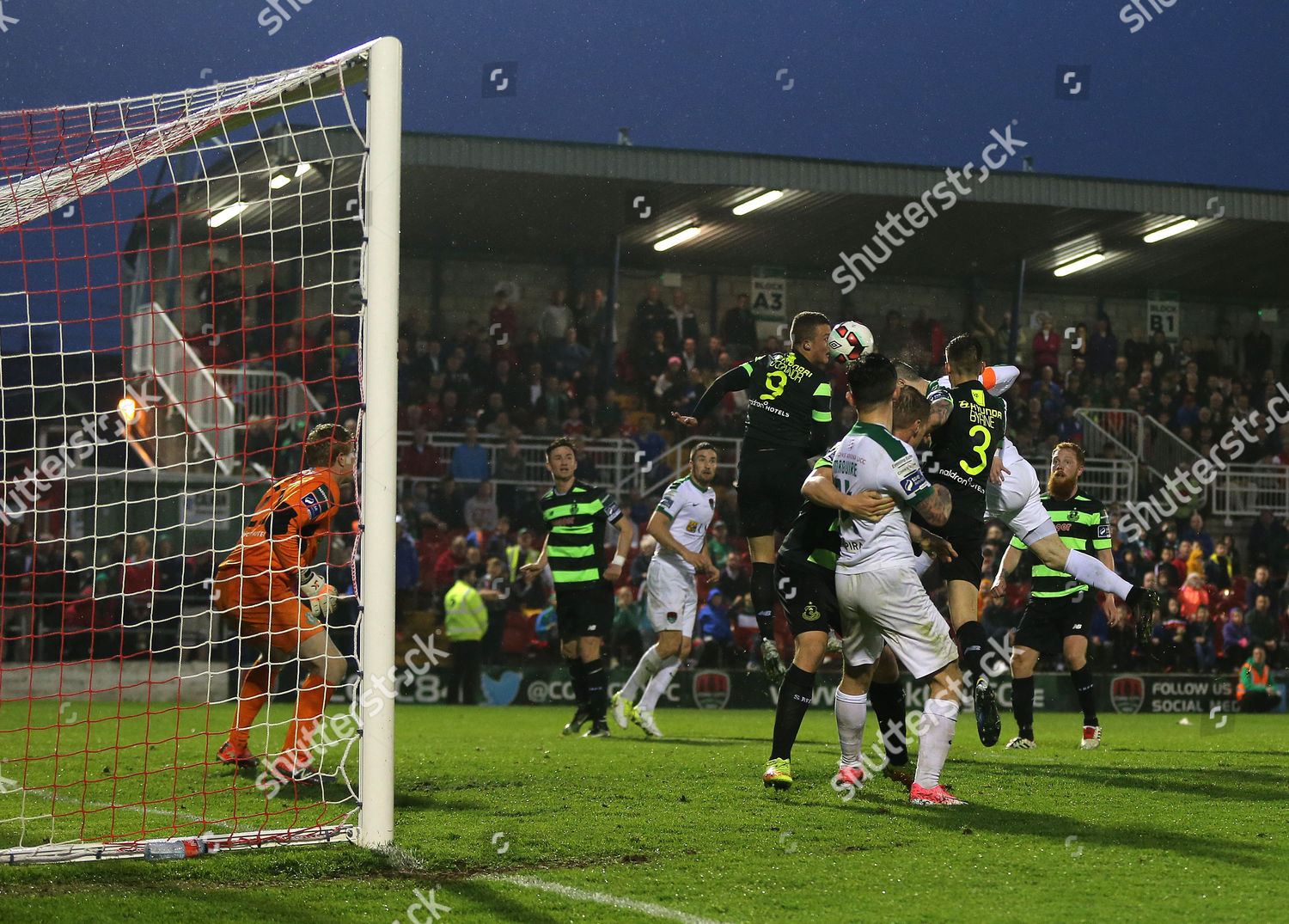 Cork City Vs Shamrock Rovers Cork Editorial Stock Photo Stock Image