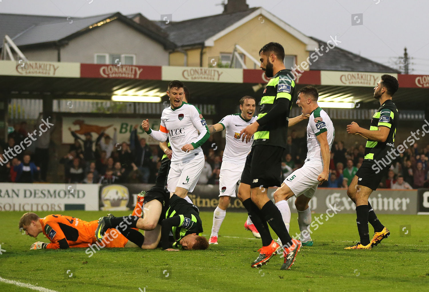 Cork City Vs Shamrock Rovers Cork Editorial Stock Photo Stock Image
