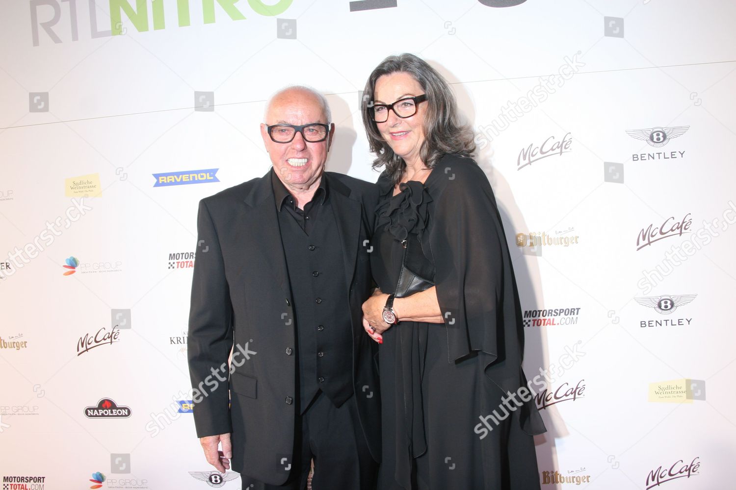 Hans Werner Aufrecht Wife Roswitha Editorial Stock Photo Stock Image