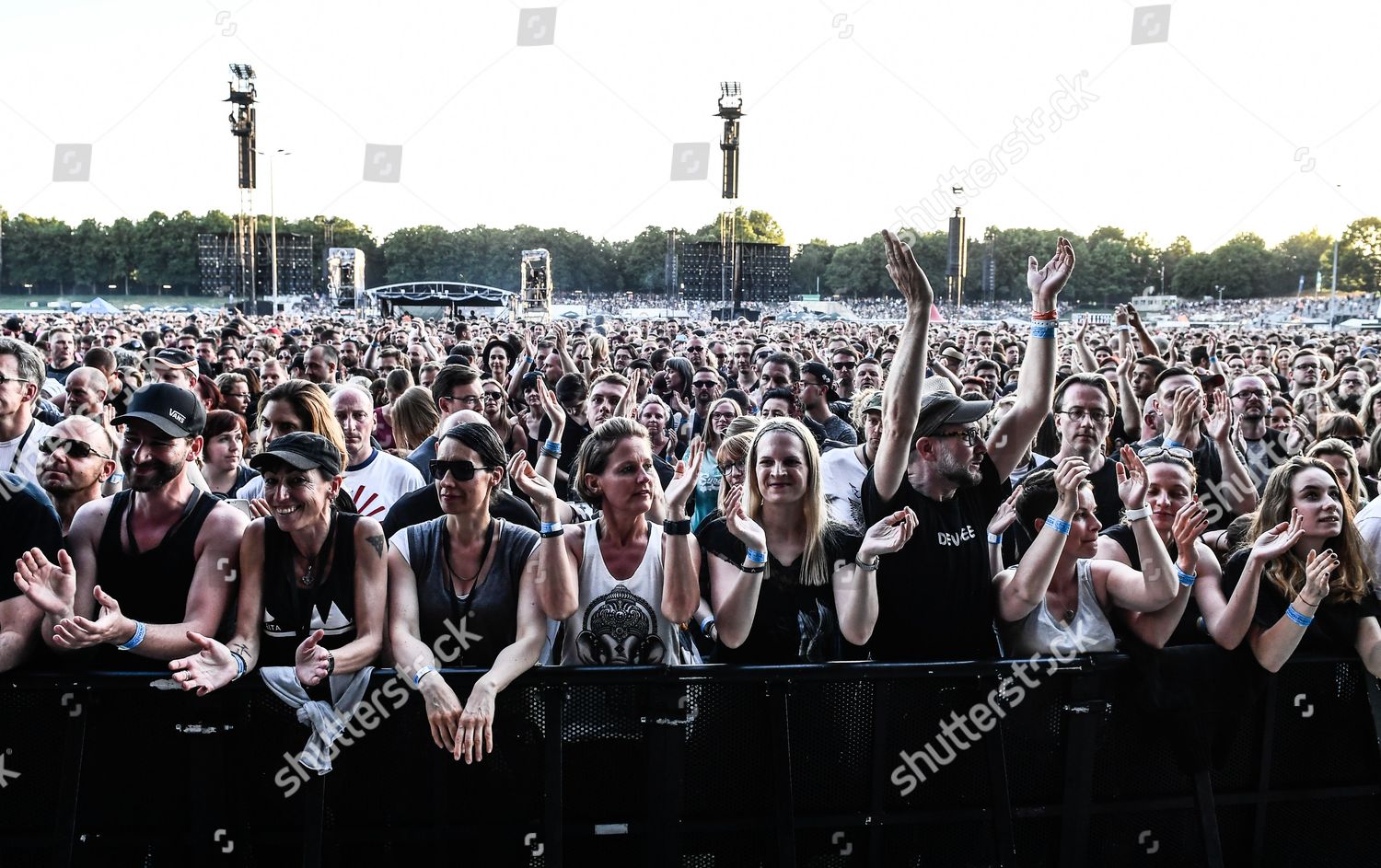 Fans During Concert British Band Editorial Photo - Stock Image |