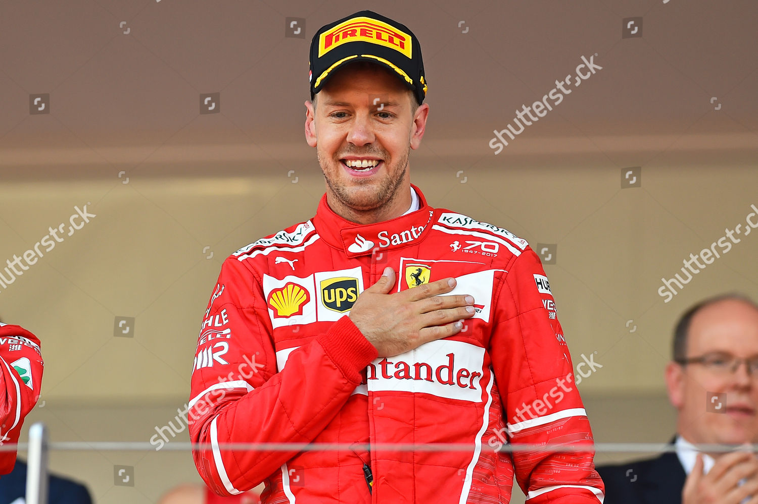 1 Platz Sieger Sebastian Vettel Ger5 Editorial Stock Photo - Stock ...