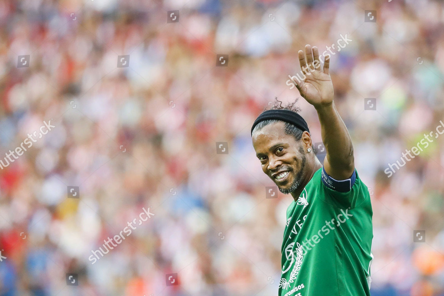 Former Brazilian Soccer Player Ronaldinho During Editorial Stock Photo