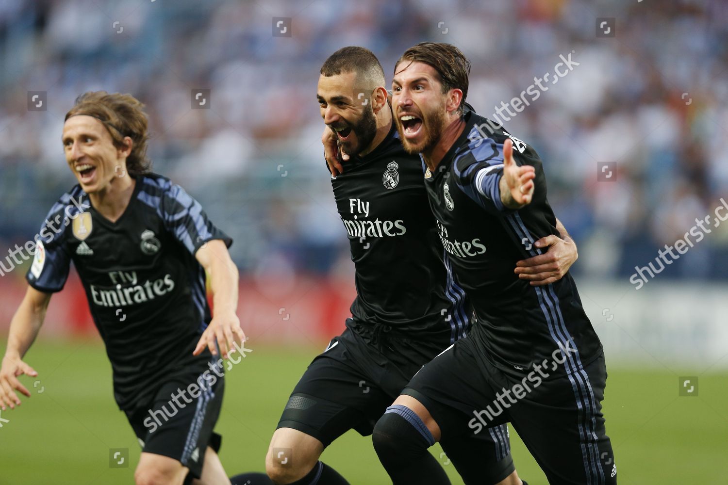 Lr Luka Modric Karim Benzema Sergio Ramos Editorial Stock Photo Stock Image Shutterstock