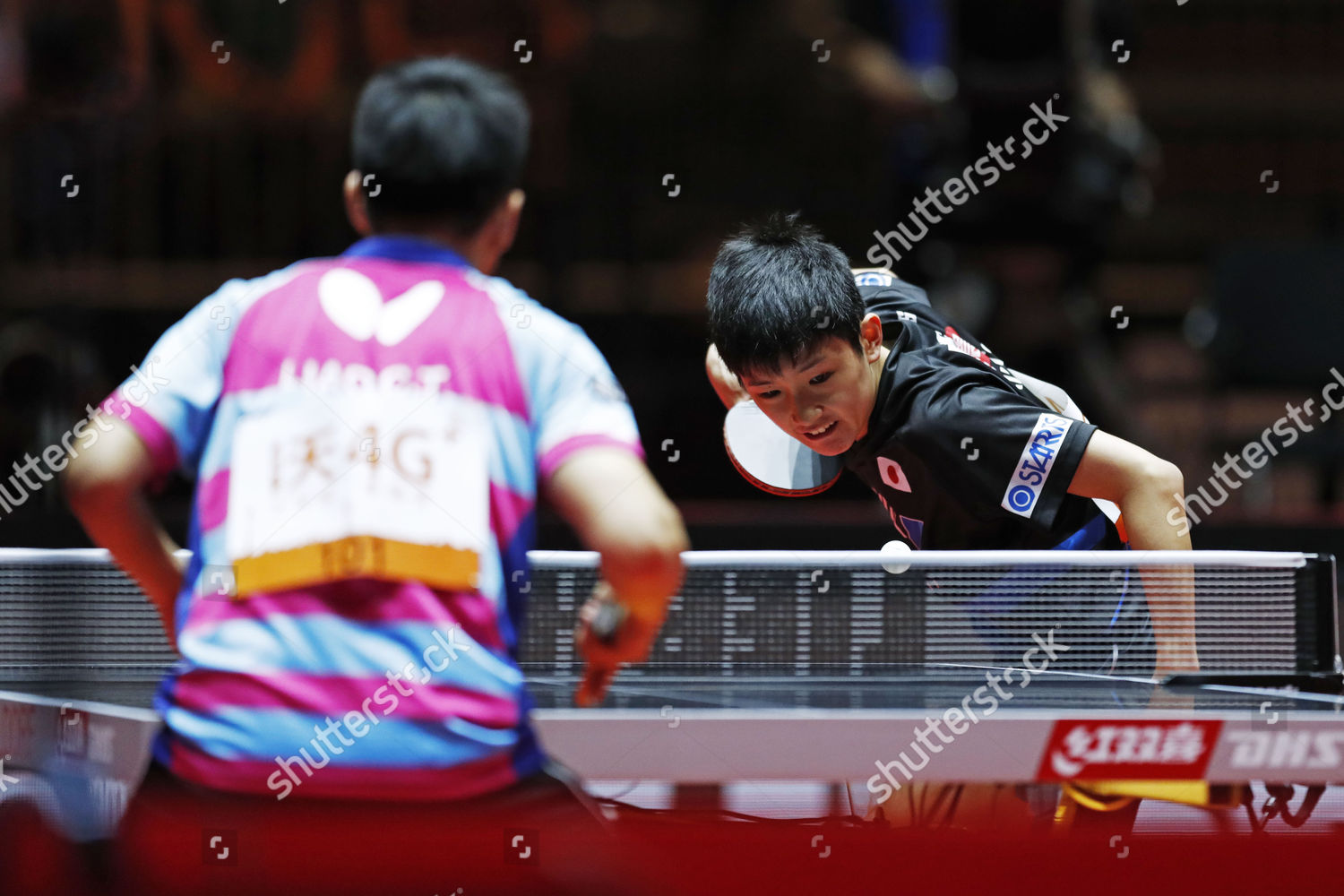 Tomokazu Harimoto During 2017 World Table Tennis Editorial Stock
