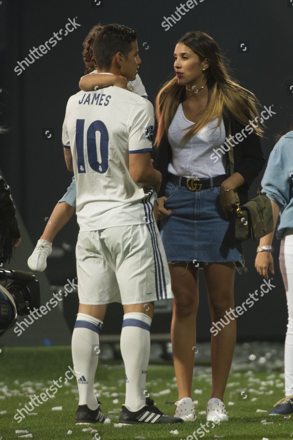 James Rodriguez Daniela Ospina Redaktionelles Stockfoto Stockbild Shutterstock