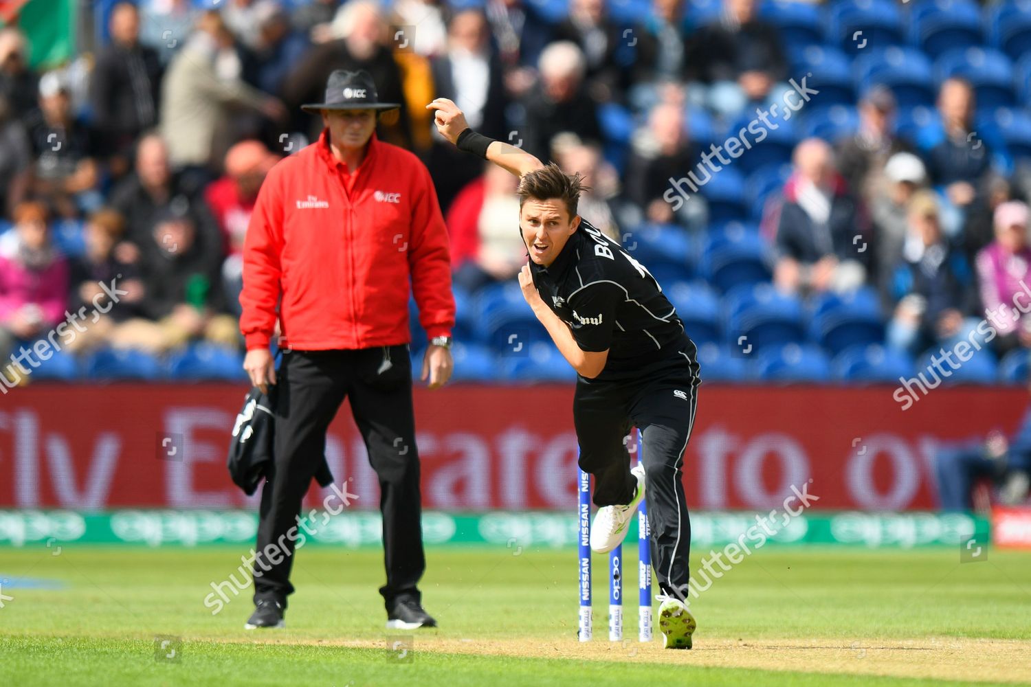 Trent Boult New Zealand Bowling During Editorial Stock Photo - Stock ...