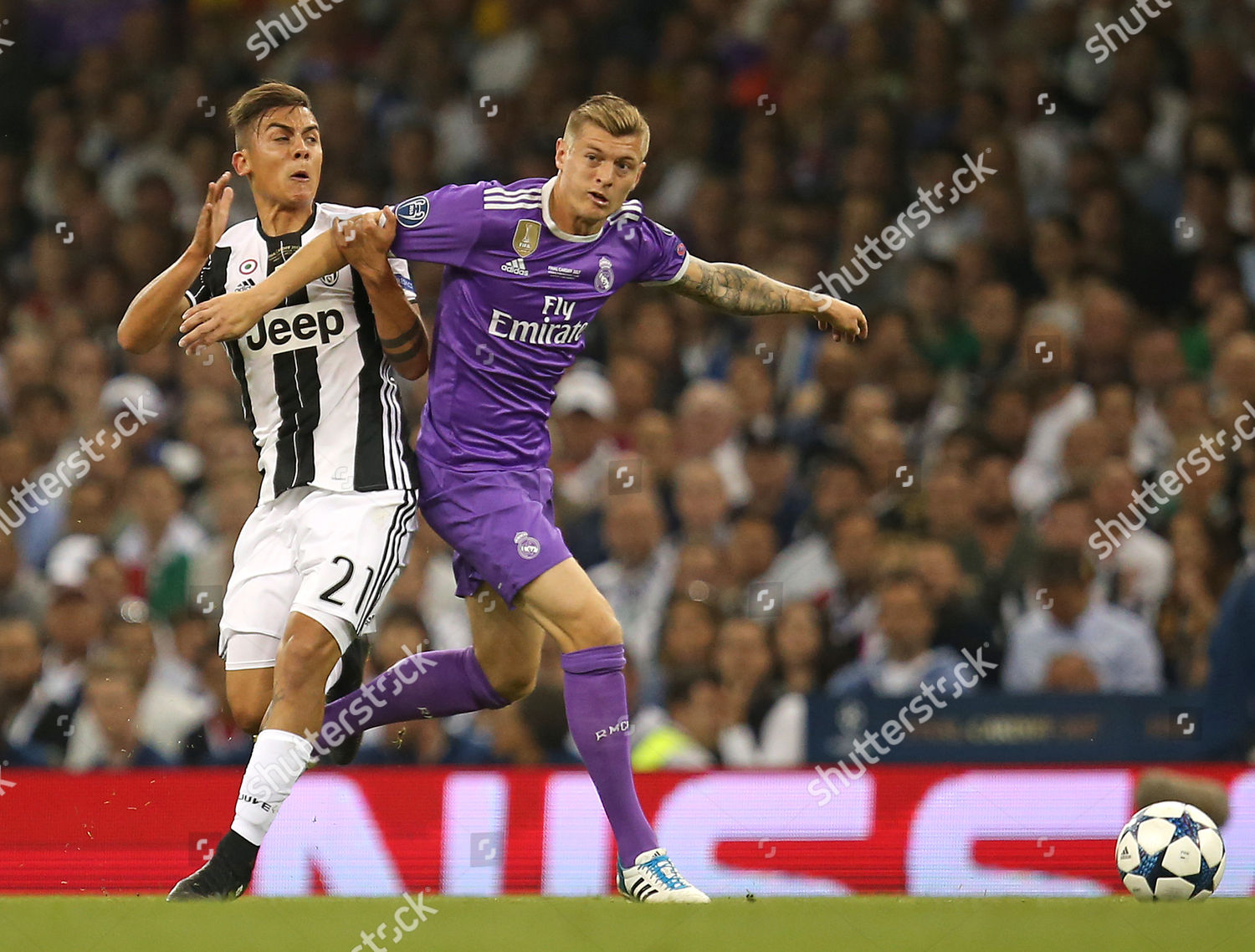 Paulo Dybala Toni Kroos Editorial Stock Photo Stock Image