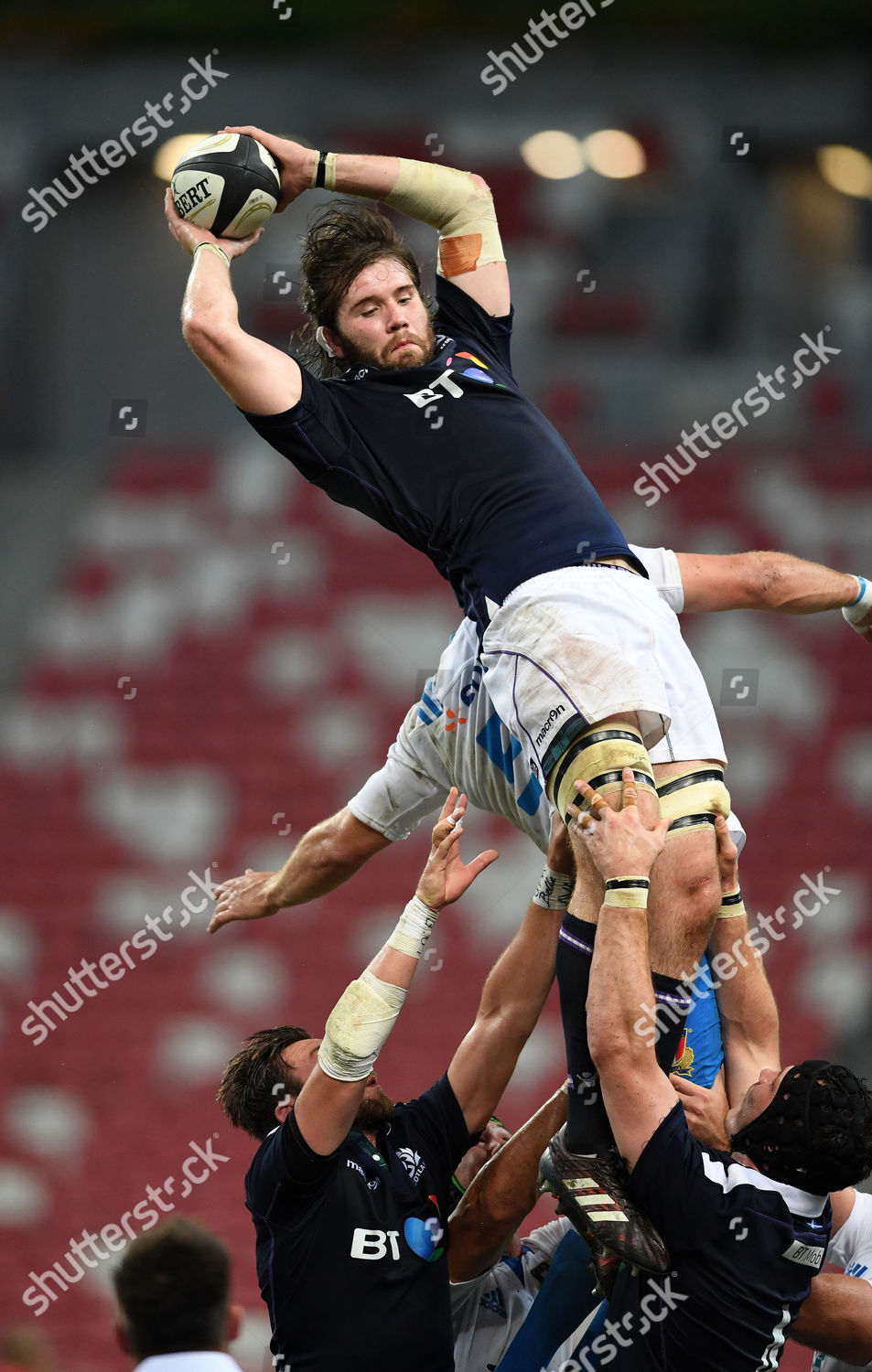 Ben Toolis Scotland Lock Wins Line Editorial Stock Photo Stock Image